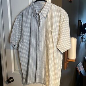 Men's Striped Short Sleeve Shirt brand new with tags size XL
